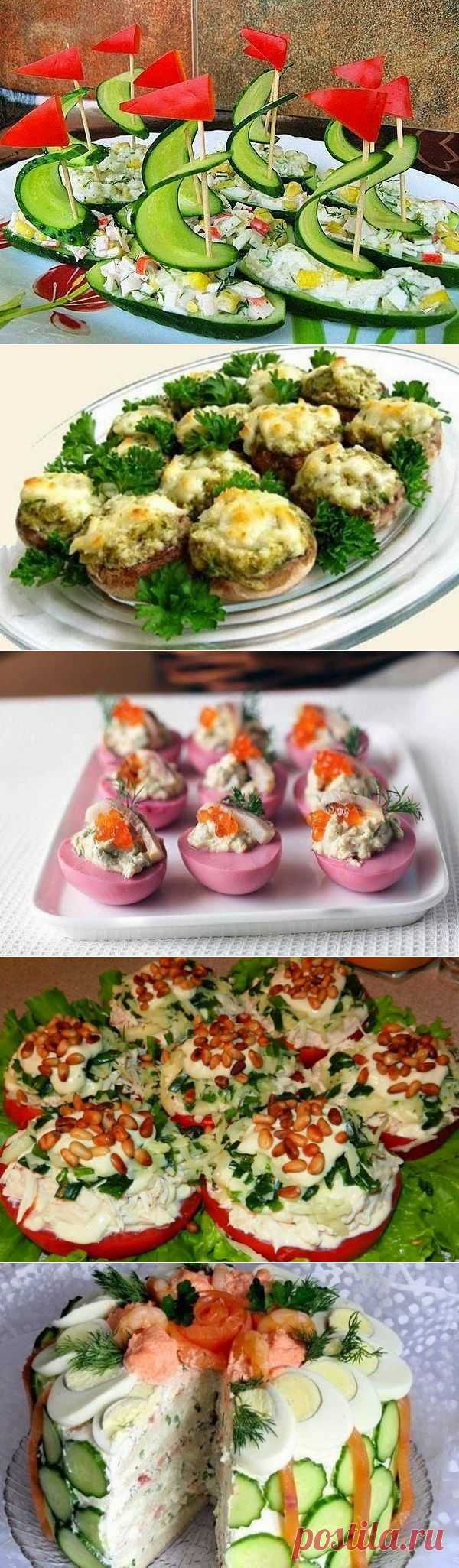 Лучшие кулинарные рецепты: Закуски