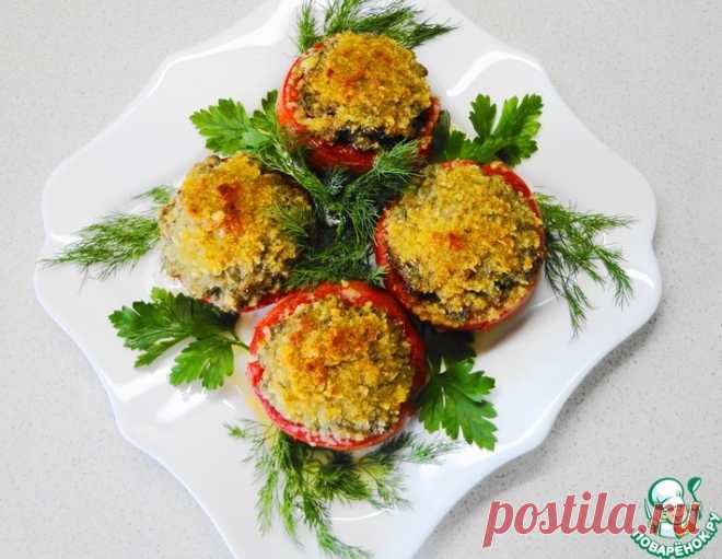 Помидоры, фаршированные баклажанами – кулинарный рецепт