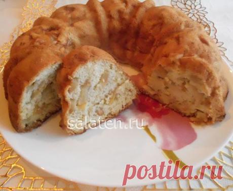 Шарлотка с бананами и яблоками, вкус знакомый с детства | Блог Маргариты Сизоновой