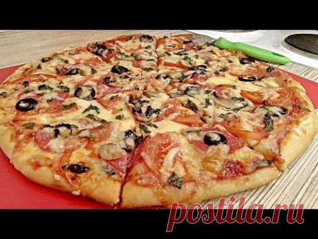 ДОМАШНЯЯ ПИЦЦА 🍕 / Вкусный Рецепт Пиццы!!! - YouTube