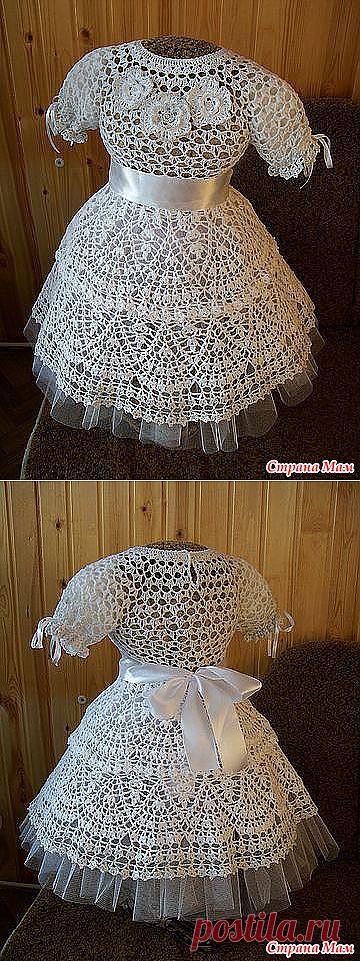 Платье Снежинка от p_tasha: Дневник группы "Вяжем вместе он-лайн" - Страна Мам