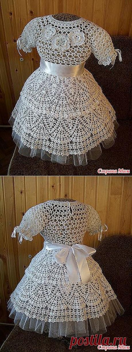 Платье Снежинка от p_tasha: Дневник группы &quot;Вяжем вместе он-лайн&quot; - Страна Мам