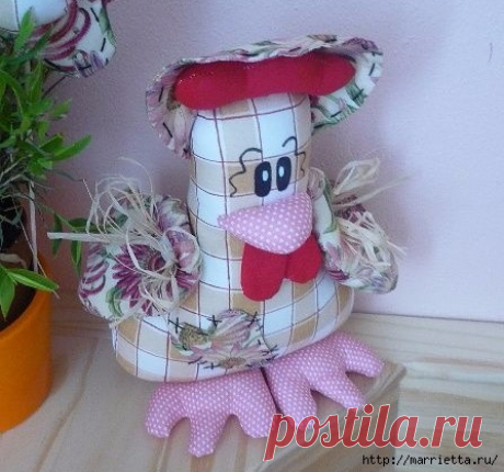 Шьем петушков и курочек. Много идей и выкроек