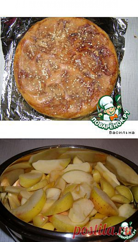 Шарлотка в мультиварке - кулинарный рецепт