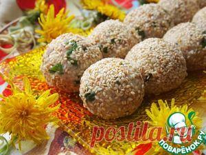 Салатные шарики с печенью трески - кулинарный рецепт