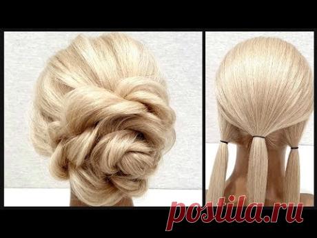 Простая и Быстрая прическа.Красивые Прически пошагово.Simple and Fast Hairstyle.BEAUTIFUL HAIRSTYLES