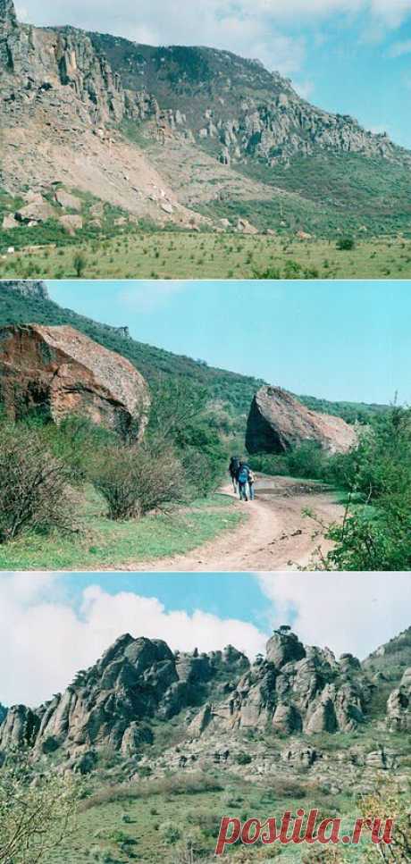 Галопом по Крыму (наш поход 2005 г.). Часть 1. Лучистое, гора Демерджи