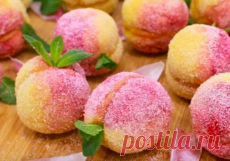 Пирожное "Персики" родом из детства Кто нибудь их помнит?