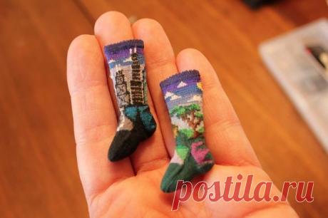 Миниатюрное вязание или то, от чего захватывает дух!