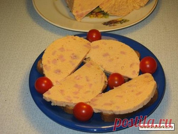 Рецепт: Куриная колбаса с ветчиной