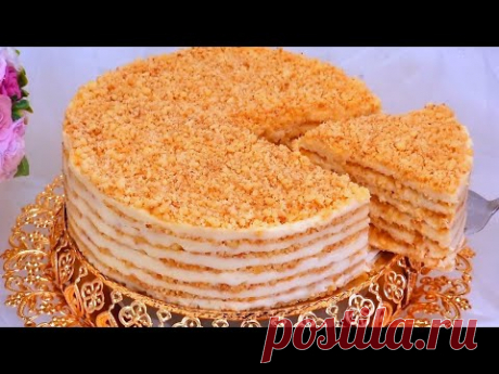 БЕЗ ДУХОВКИ ЗА 15 МИН!ЭТО САМЫЙ ВКУСНЫЙ ТОРТ К ЧАЮ,КОТОРЫЙ Я КОГДА-ЛИБО ЕЛ!ВСЕ БУДУТ ПРОСИТЬ РЕЦЕПТ
