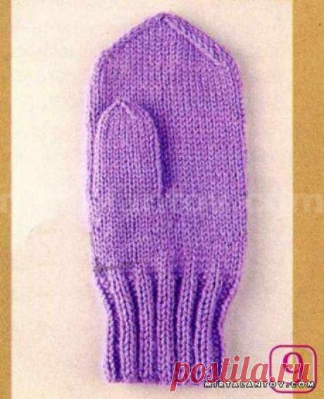 Мир талантов - Вязание. Варежки, связанные на четырех спицах