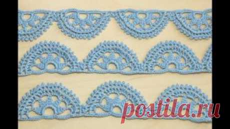 ЛЕНТОЧНОЕ КРУЖЕВО мастер-класс по вязанию Crochet Lace Braid Ribbon Tape Tutorial Урок вязания крючком ажурного ленточного кружева, вязаного безотрывным способом в одну сторону.Подробное обучающее видео по вязанию крючком ажурной каймы, те...
