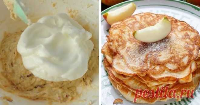 Немецкие оладьи с яблоками на молоке: простой рецепт - Со Вкусом