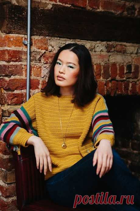 Яркий Winging it Jumper by Annelies Baes
https://www.ravelry.com/patterns/library/winging-it-j..