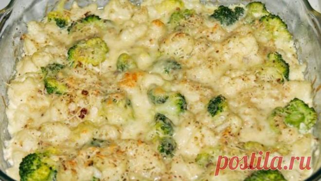 Запеченная цветная капуста в кефирном соусе – диетический рецепт