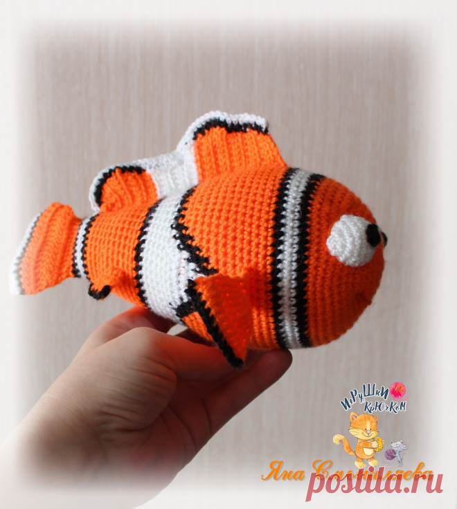 PDF рыбка-клоун Немо. FREE amigurumi crochet pattern. Бесплатный мастер-класс, схема и описание для вязания игрушки амигуруми крючком. Вяжем игрушки своими руками! Рыба, рыба-клоун, Немо из мультфильма, Nemo, fish. #амигуруми #amigurumi #amigurumidoll #amigurumipattern #freepattern #freecrochetpatterns #crochetpattern #crochetdoll #crochettutorial #patternsforcrochet #вязание #вязаниекрючком #handmadedoll #рукоделие #ручнаяработа #pattern #tutorial #häkeln #amigurumis
