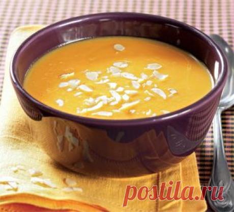 Суп-крем из тыквы с миндалем. Пошаговый рецепт с фото на Gastronom.ru