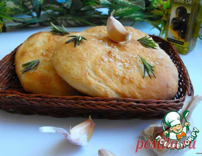 Фокачча с чесночным маслом – кулинарный рецепт