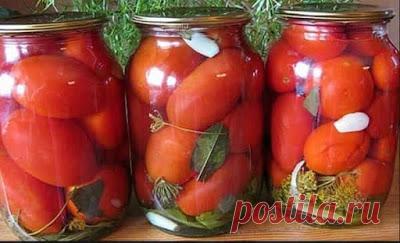 Чудесная кухня: Рецепт вкусных сладких «Царских» помидор без уксуса.