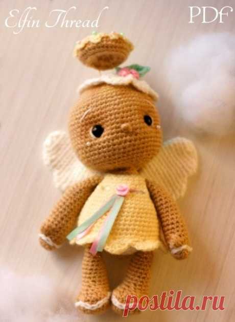 Пряничный ангел амигуруми. Описание | Russian-Handmade