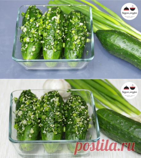 Огурцы фаршированные