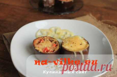 Баклажаны с яйцом и помидором под сыром в духовке - рецепт с фото и видео