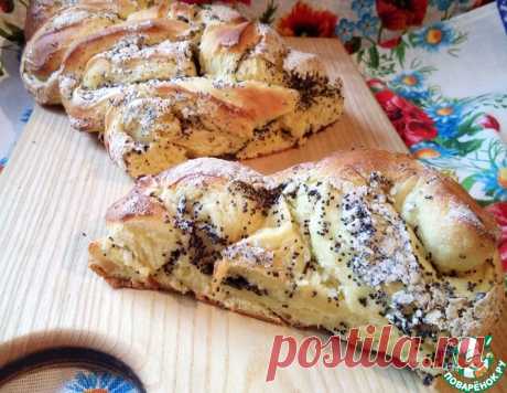 Плетенка с маком и безе - кулинарный рецепт