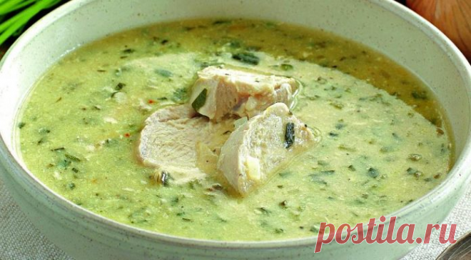 Необычный грузинский куриный суп Чихиртма