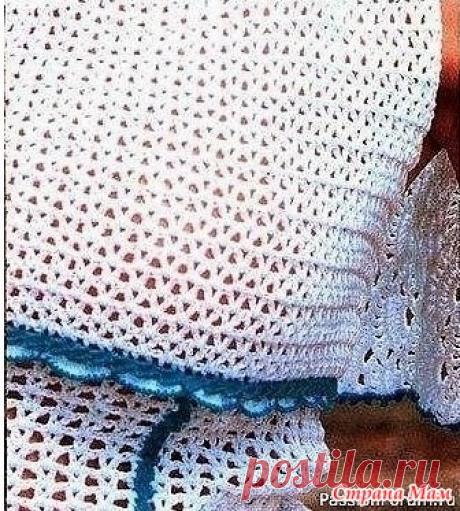 Летний топик с оригинальным воротником. - Все в ажуре... (вязание крючком) - Страна Мам