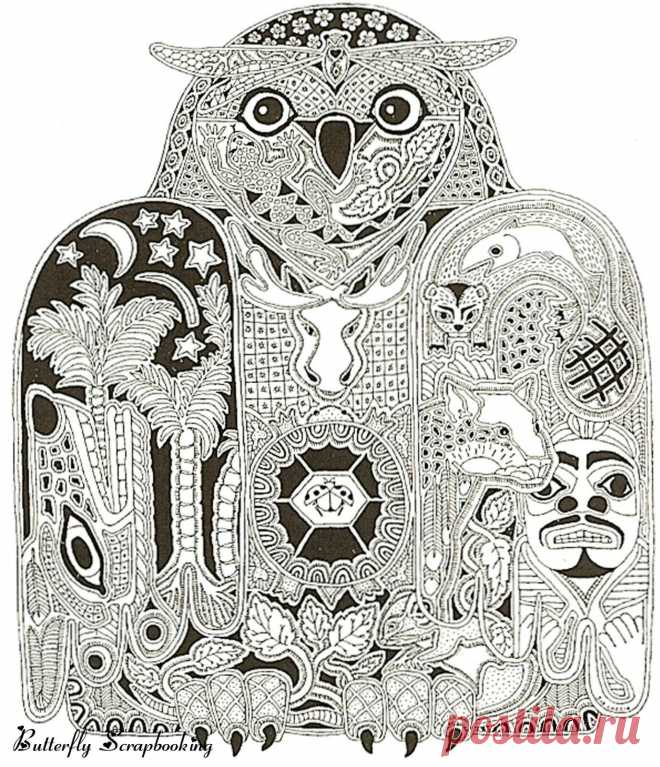 OWL BIRD ANIMAL Spirit Cling Unmounted Rubber Stamp EARTH ART Sue Coccia New - $18.75 | PicClick