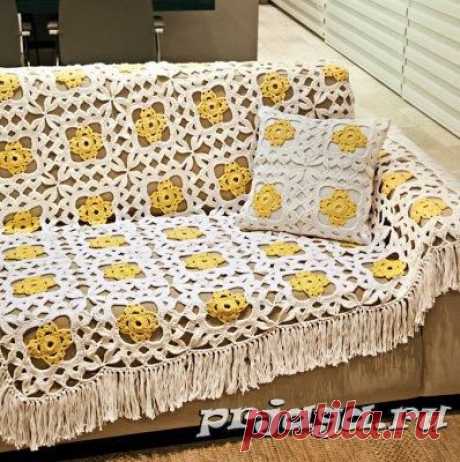 Одеяло и подушка из мотивов