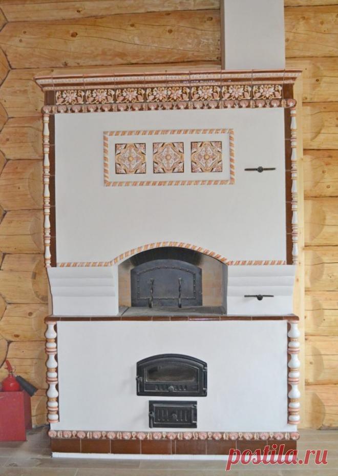 Пряничная печь-мазанка с изразцами | Vesta
