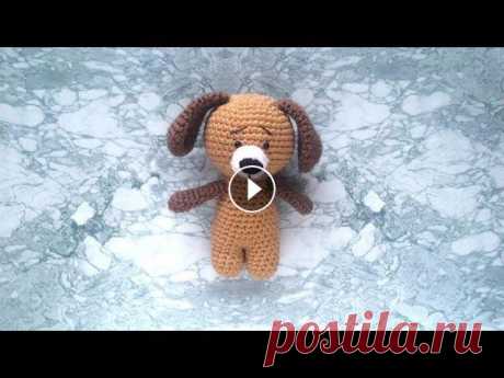 Мастер-класс: вяжем собачку крючком МК туловище Голова: 1: 6 СБН 2: 6 ПР (12) 3: (1 СБН, ПР)*6 (18) 4: (2 СБН, ПР)*6 (24) 5: (3 СБН, ПР)*6 (30) 6: (4 СБН, ПР)*6 (36) 7: (5 СБН, ПР)*6 (42...