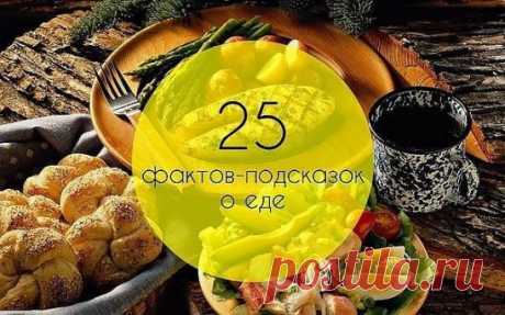 25 КОРОТКИХ КУЛИНАРНЫХ ФАКТОВ-ПОДСКАЗОК