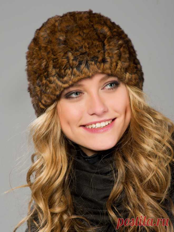 Вязание мехом. Повязка на голову из меха норки..