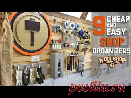 9 Cheap And Easy Shop Organizers - Super Simple HOW TO
