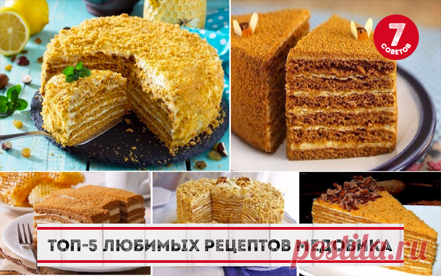 ТОП-5 ЛЮБИМЫХ РЕЦЕПТОВ МЕДОВИКА  
Удиви своих гостей
