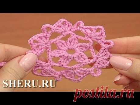 Crochet Circles Урок 33 часть 1 из 2 Вязание мотива