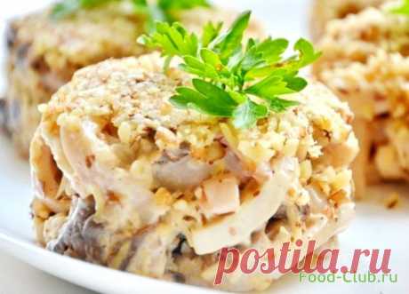 Салат «Сытый гость» / Мясные / Кулинарные рецепты - Фуд-клаб.ру