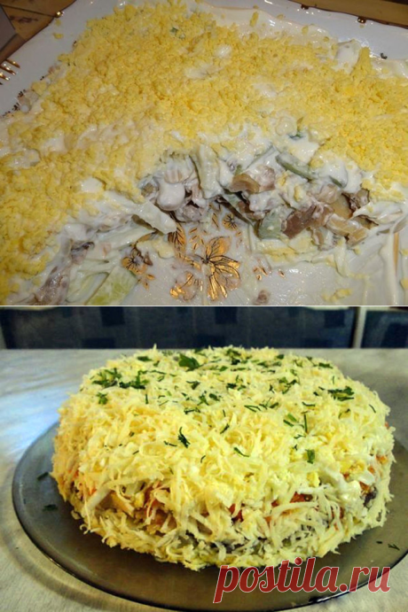 10 салатов с ГРИБАМИ