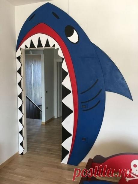 Несколько интересных идей по оформлению стен в детской