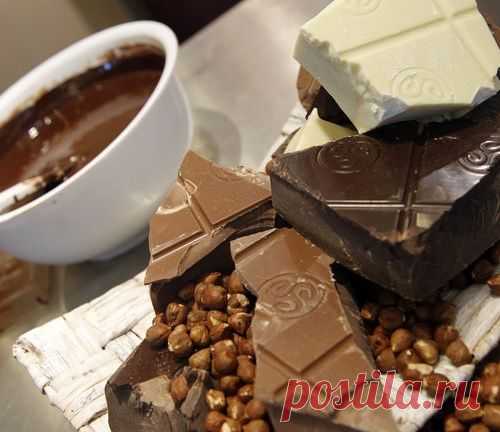 Горячий шоколад с халвой