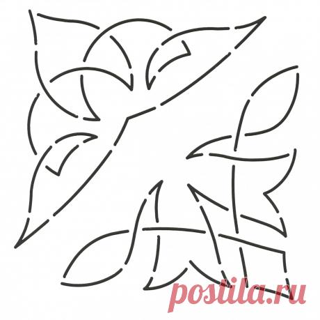 Quilt Stencil Triangular Trick Triangle Triumph 5in By Walner, Hari