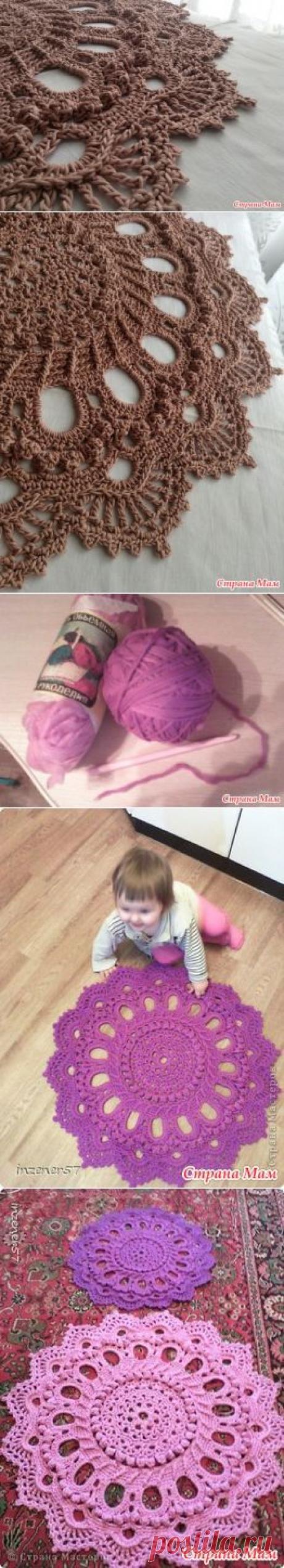 . Ковер для ванной комнаты по схеме салфетки &quot;Splendid&quot; от Patricia Kristoffersen. - Все в ажуре... (вязание крючком) - Страна Мам