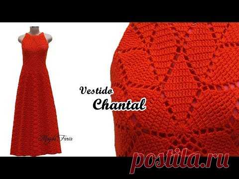 ❤ Vestido Chantal ❤ by Magda Faria ❤ 2ª parte (FINAL) ❤ #dicasquetodacrocheteiradeveriasaber