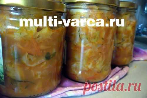 Заготовки на зиму: щи из капусты в мультиварке