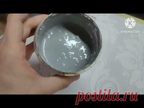 Учимся делать трафареты в античном стиле из декоративной штукатурки!