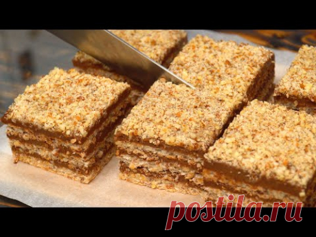 Торт Пирожное "СИМФОНИЯ" без муки! ВКУСНО!!! Рецепт Торта на праздник | Кулинарим с Таней