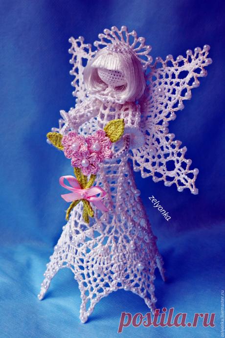 Ангел Офелия – купить в интернет-магазине на Ярмарке Мастеров с доставкой Ангел Офелия - купить или заказать в интернет-магазине на Ярмарке Мастеров | Очень нежный и красивый ангел Офелия. Связан&hellip;